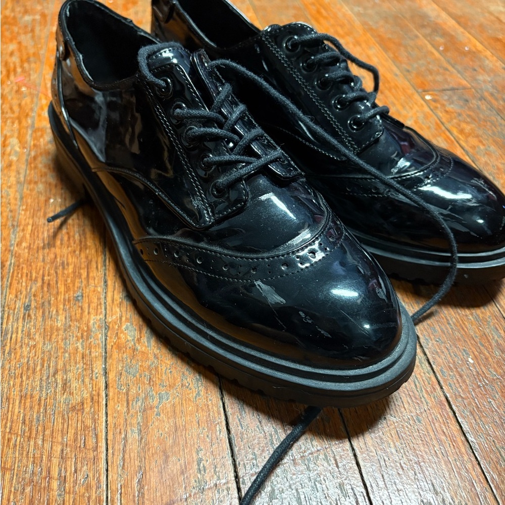 Black Patent Leather Dress Shoes